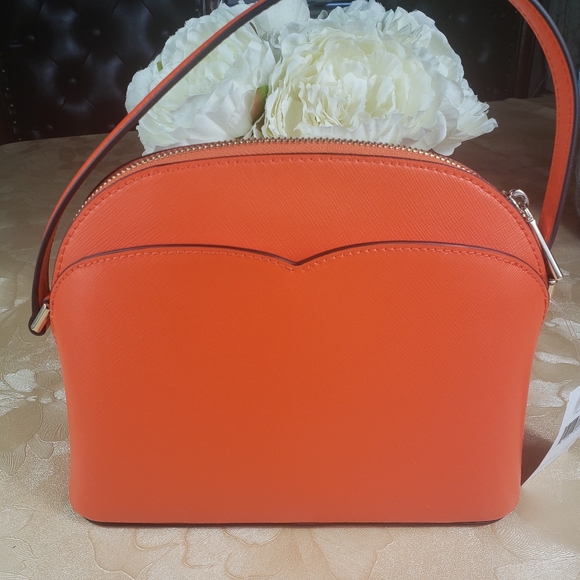 Kate spade Payton medium dome Red crossbody - Picture 7 of 11